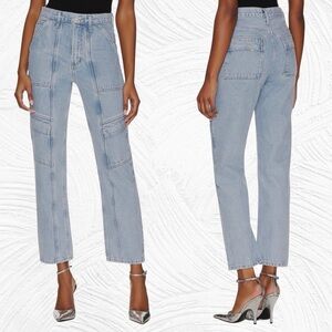 Agolde Cooper Cargo Jeans in Rank 24 (26X27.5) Light wash Sustainable
